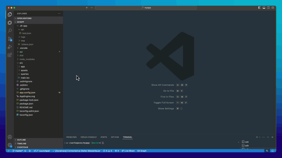 DQL query screenshot in Dynatrace